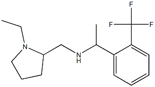 [(1-ethylpyrrolidin-2-yl)methyl]({1-[2-(trifluoromethyl)phenyl]ethyl})amine Structure