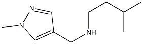 [(1-methyl-1H-pyrazol-4-yl)methyl](3-methylbutyl)amine Structure