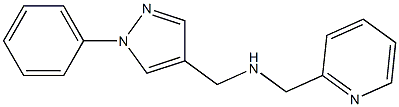 [(1-phenyl-1H-pyrazol-4-yl)methyl](pyridin-2-ylmethyl)amine|