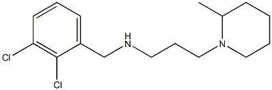 [(2,3-dichlorophenyl)methyl][3-(2-methylpiperidin-1-yl)propyl]amine Structure