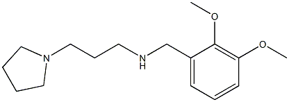 [(2,3-dimethoxyphenyl)methyl][3-(pyrrolidin-1-yl)propyl]amine Structure