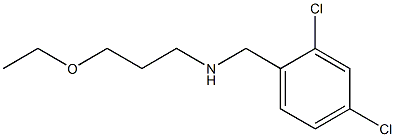 [(2,4-dichlorophenyl)methyl](3-ethoxypropyl)amine Structure