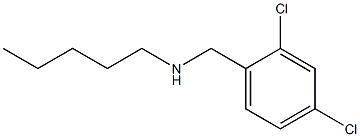 [(2,4-dichlorophenyl)methyl](pentyl)amine,,结构式