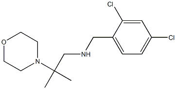 [(2,4-dichlorophenyl)methyl][2-methyl-2-(morpholin-4-yl)propyl]amine Struktur