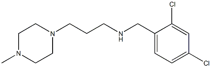 [(2,4-dichlorophenyl)methyl][3-(4-methylpiperazin-1-yl)propyl]amine,,结构式