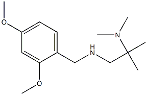 [(2,4-dimethoxyphenyl)methyl][2-(dimethylamino)-2-methylpropyl]amine,,结构式