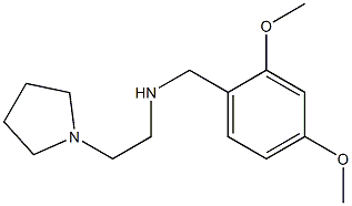 [(2,4-dimethoxyphenyl)methyl][2-(pyrrolidin-1-yl)ethyl]amine|