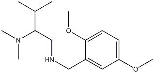 [(2,5-dimethoxyphenyl)methyl][2-(dimethylamino)-3-methylbutyl]amine 结构式