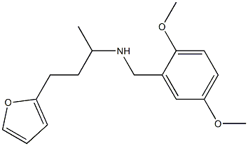 [(2,5-dimethoxyphenyl)methyl][4-(furan-2-yl)butan-2-yl]amine Structure