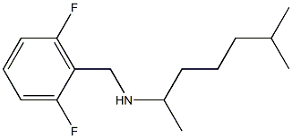 [(2,6-difluorophenyl)methyl](6-methylheptan-2-yl)amine Structure