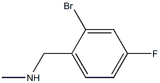 [(2-bromo-4-fluorophenyl)methyl](methyl)amine,,结构式