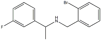 [(2-bromophenyl)methyl][1-(3-fluorophenyl)ethyl]amine