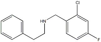 [(2-chloro-4-fluorophenyl)methyl](2-phenylethyl)amine Structure