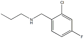 [(2-chloro-4-fluorophenyl)methyl](propyl)amine,,结构式