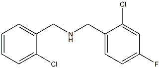 [(2-chloro-4-fluorophenyl)methyl][(2-chlorophenyl)methyl]amine 结构式