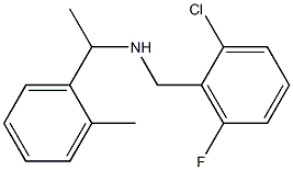 [(2-chloro-6-fluorophenyl)methyl][1-(2-methylphenyl)ethyl]amine,,结构式