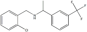 [(2-chlorophenyl)methyl]({1-[3-(trifluoromethyl)phenyl]ethyl})amine Structure