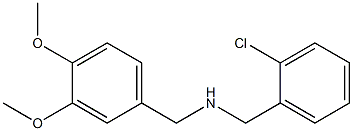 [(2-chlorophenyl)methyl][(3,4-dimethoxyphenyl)methyl]amine Structure