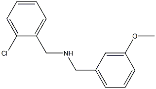 [(2-chlorophenyl)methyl][(3-methoxyphenyl)methyl]amine 化学構造式