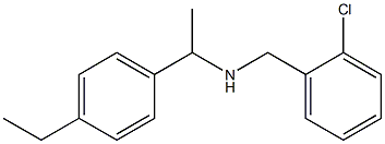 [(2-chlorophenyl)methyl][1-(4-ethylphenyl)ethyl]amine Structure