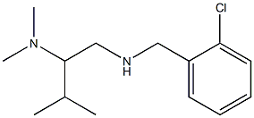 [(2-chlorophenyl)methyl][2-(dimethylamino)-3-methylbutyl]amine Structure