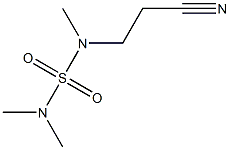 [(2-cyanoethyl)(methyl)sulfamoyl]dimethylamine,,结构式