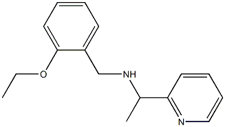 [(2-ethoxyphenyl)methyl][1-(pyridin-2-yl)ethyl]amine Struktur