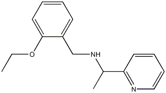 [(2-ethoxyphenyl)methyl][1-(pyridin-2-yl)ethyl]amine 结构式