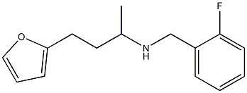 [(2-fluorophenyl)methyl][4-(furan-2-yl)butan-2-yl]amine|