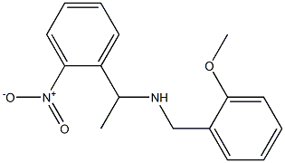 [(2-methoxyphenyl)methyl][1-(2-nitrophenyl)ethyl]amine Structure