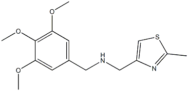  [(2-methyl-1,3-thiazol-4-yl)methyl][(3,4,5-trimethoxyphenyl)methyl]amine
