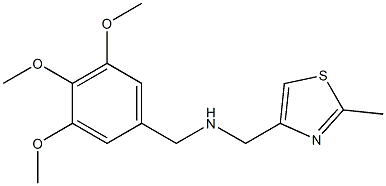 [(2-methyl-1,3-thiazol-4-yl)methyl][(3,4,5-trimethoxyphenyl)methyl]amine