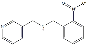 [(2-nitrophenyl)methyl](pyridin-3-ylmethyl)amine,,结构式