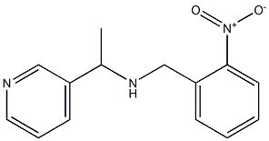 [(2-nitrophenyl)methyl][1-(pyridin-3-yl)ethyl]amine,,结构式
