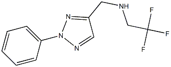 [(2-phenyl-2H-1,2,3-triazol-4-yl)methyl](2,2,2-trifluoroethyl)amine Structure