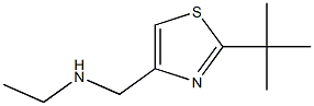 [(2-tert-butyl-1,3-thiazol-4-yl)methyl](ethyl)amine,,结构式