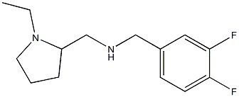 [(3,4-difluorophenyl)methyl][(1-ethylpyrrolidin-2-yl)methyl]amine|