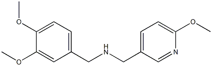 [(3,4-dimethoxyphenyl)methyl][(6-methoxypyridin-3-yl)methyl]amine|