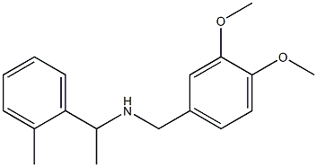 [(3,4-dimethoxyphenyl)methyl][1-(2-methylphenyl)ethyl]amine Structure