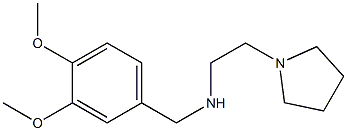 [(3,4-dimethoxyphenyl)methyl][2-(pyrrolidin-1-yl)ethyl]amine|