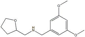 [(3,5-dimethoxyphenyl)methyl](oxolan-2-ylmethyl)amine,,结构式