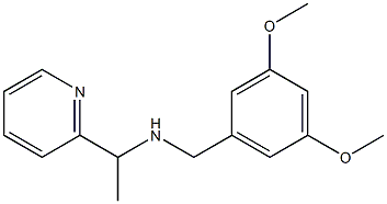 [(3,5-dimethoxyphenyl)methyl][1-(pyridin-2-yl)ethyl]amine|