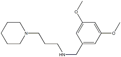 [(3,5-dimethoxyphenyl)methyl][3-(piperidin-1-yl)propyl]amine|