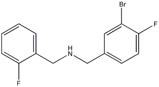 [(3-bromo-4-fluorophenyl)methyl][(2-fluorophenyl)methyl]amine