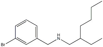 [(3-bromophenyl)methyl](2-ethylhexyl)amine 结构式