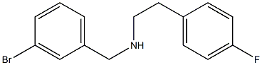 [(3-bromophenyl)methyl][2-(4-fluorophenyl)ethyl]amine,,结构式