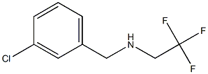 [(3-chlorophenyl)methyl](2,2,2-trifluoroethyl)amine Structure