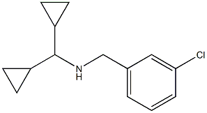  [(3-chlorophenyl)methyl](dicyclopropylmethyl)amine