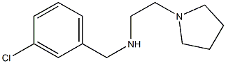 [(3-chlorophenyl)methyl][2-(pyrrolidin-1-yl)ethyl]amine Structure