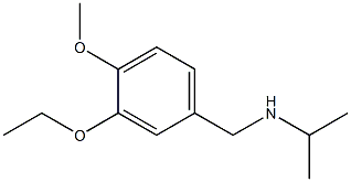 [(3-ethoxy-4-methoxyphenyl)methyl](propan-2-yl)amine Structure